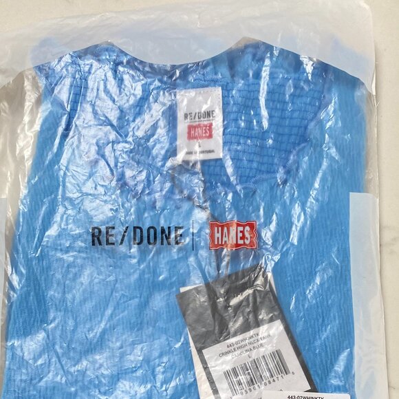 Re/done Crinkle Crewneck Crop Tank - Picture 8 of 8